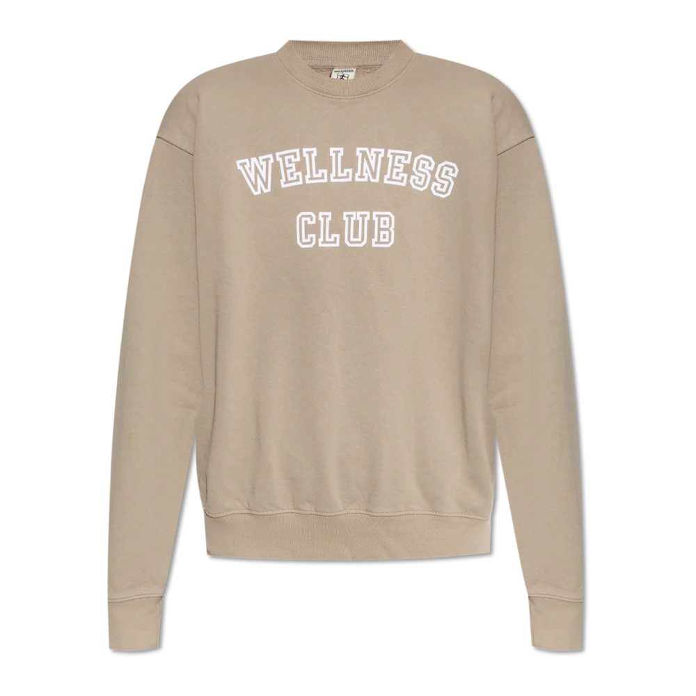 Sporty & Rich Gedrukte sweatshirt Beige Dames