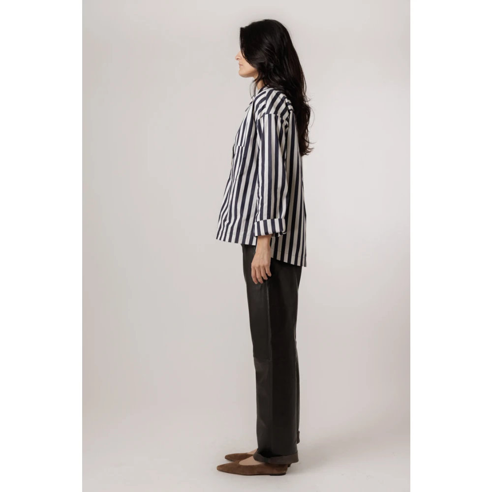 Alter Ego Ripley Dark Brown Leren Broek Brown Dames