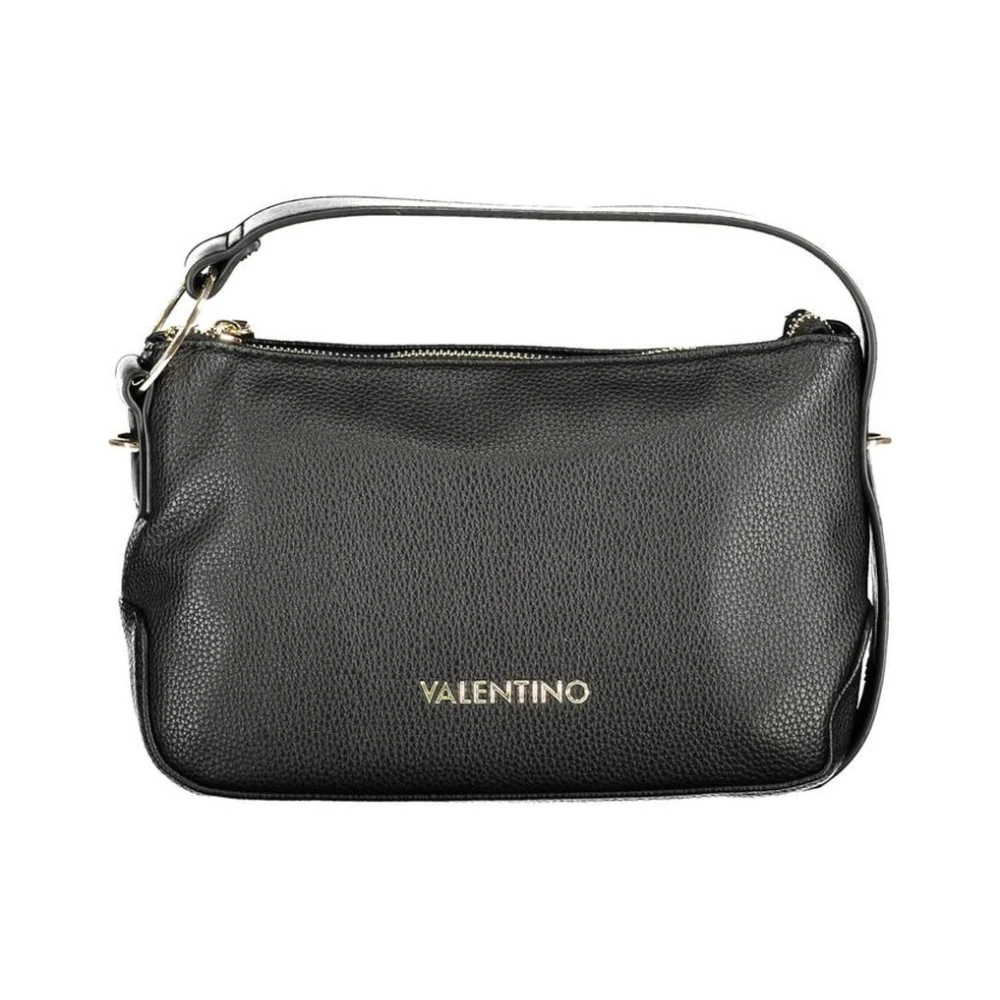 Valentino Women's Black Structured Hobo Handbag - Handbags - One Size - Bags