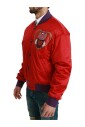 red-multicolor-pig-motif-bomber-jacket