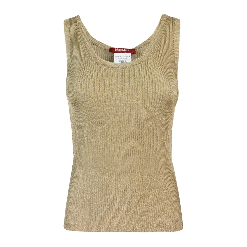 Tops > Sleeveless Tops - - Max Mara Studio - Modalova