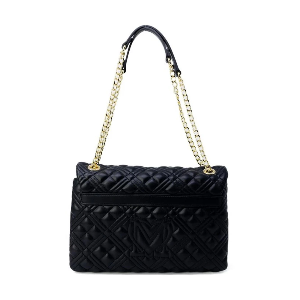 Love Moschino Polyethyleen Handtas met PU-samenstelling Blue Dames