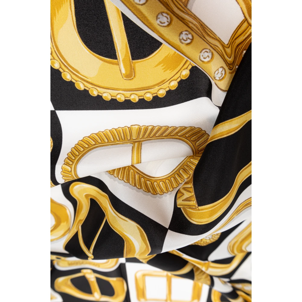 Moschino Zijden sjaal met print Multicolor Unisex