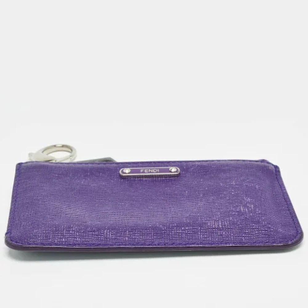 Fendi Vintage Pre-owned Leather wallets Purple Dames