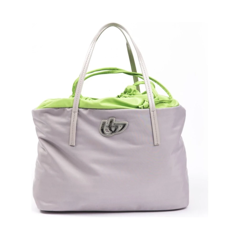 By Byblos Stoffen en synthetisch leren shopper tas Gray Dames