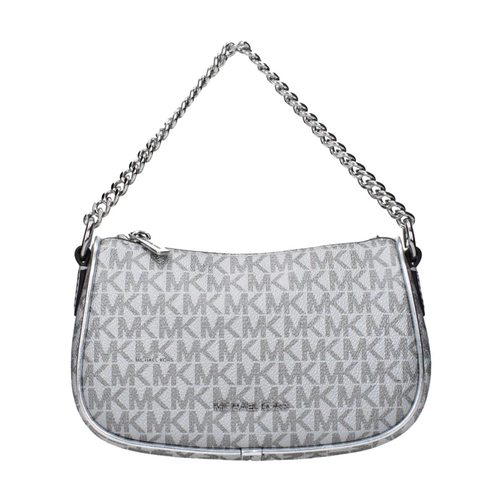 Michael Kors Women's Gray Fabric Handbag With Elegant Design - Handbags - One Size- Bags