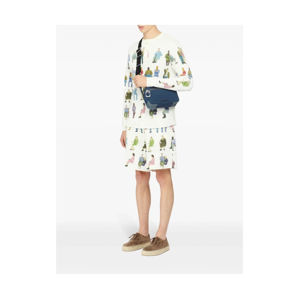 JW Anderson Grafische Print Elastische Taille Shorts Multicolor Heren