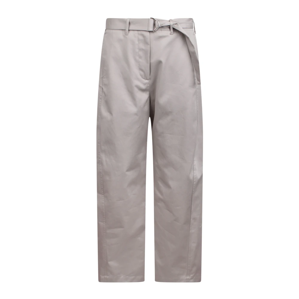Msgm Straight Trousers Gray Dames