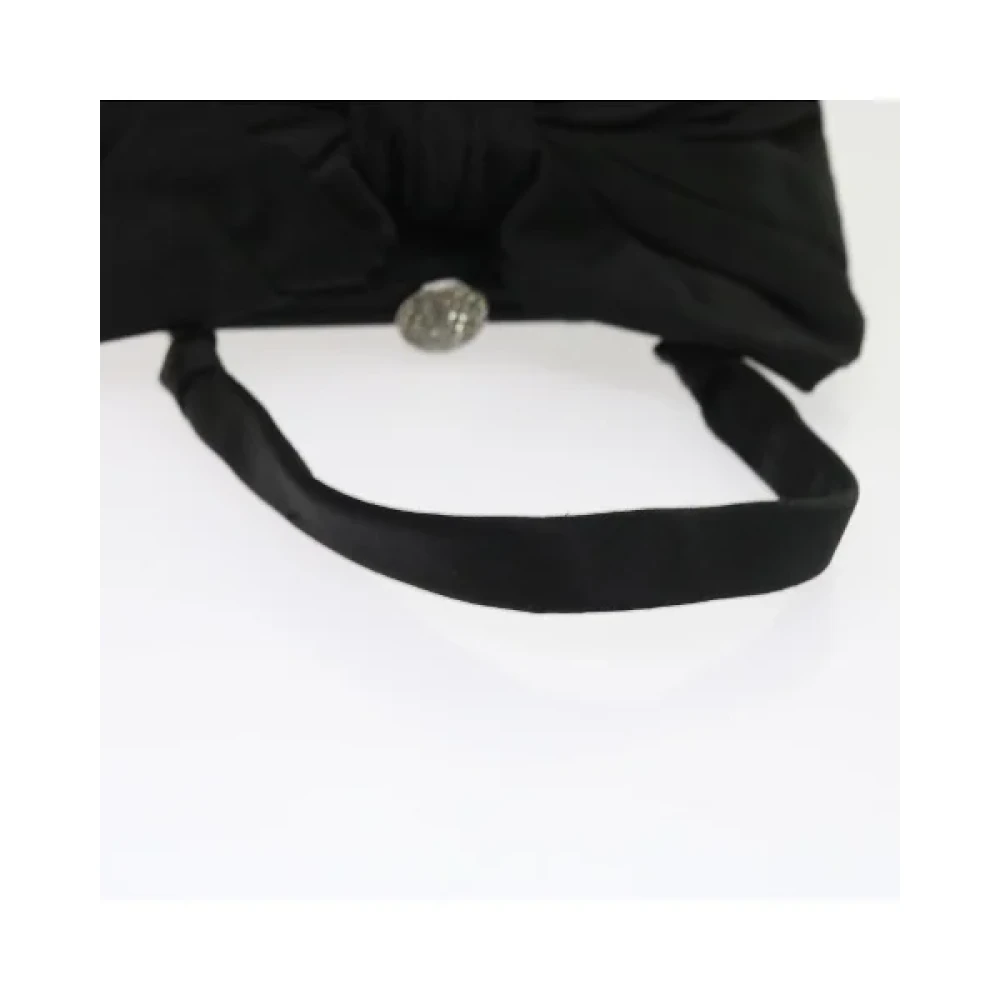 Valentino Vintage Pre-owned Velvet handbags Black Dames