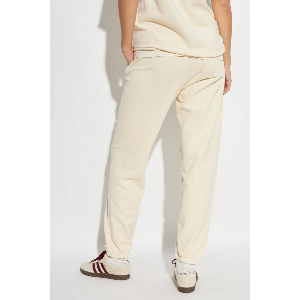Sporty & Rich Sweatpants uit de Wall Street collectie Beige Unisex