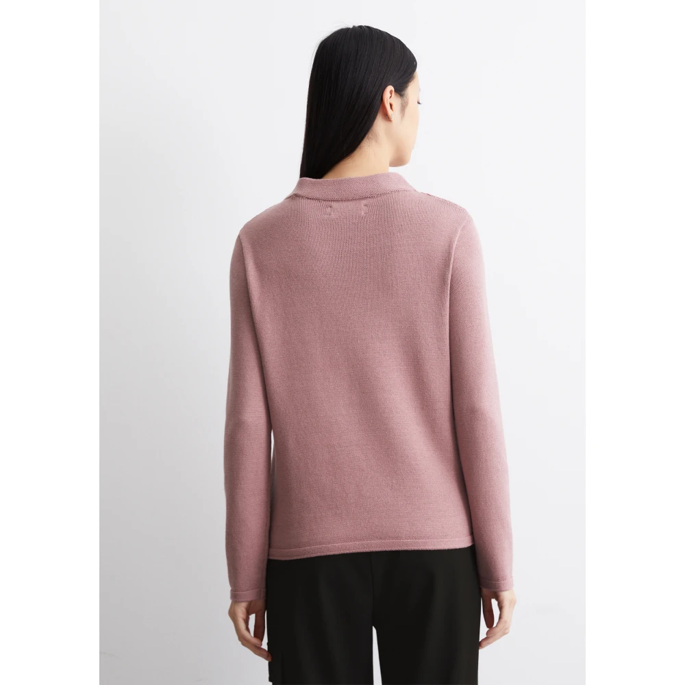 Marc O'Polo Gebreide trui slim Green Dames