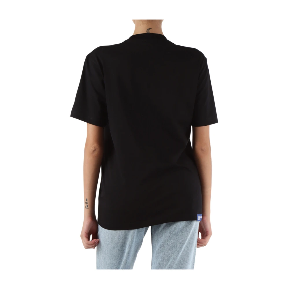 Karl Lagerfeld Biologisch Katoen Regular Fit T-shirt Black Dames