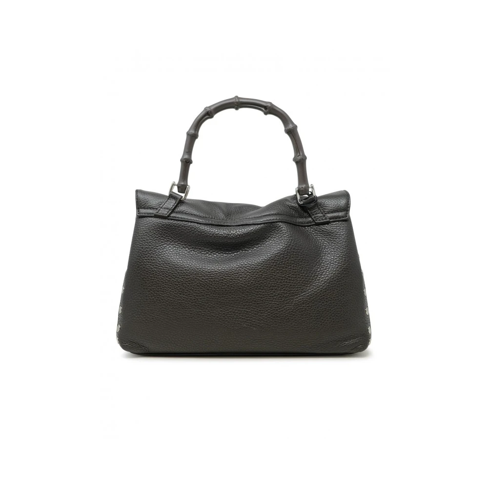 Zanellato Bruine Schoudertas Elegante Leren Handtas Brown Dames