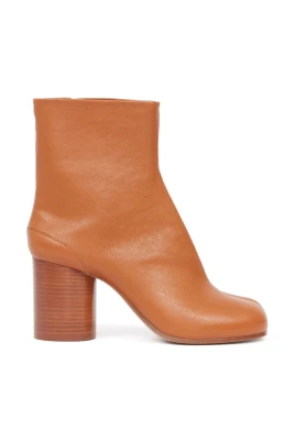 Bruna Ankelboots med Tabi-design