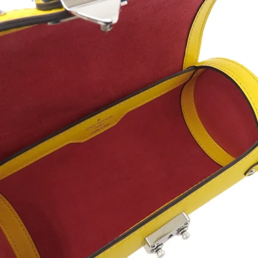 Louis Vuitton Vintage Pre-owned Fabric louis-vuitton-bags Yellow Dames
