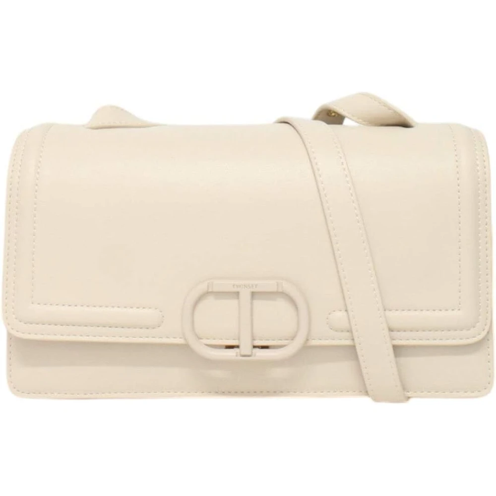 Twinset Beige Schoudertas Delicate Stijl Beige Dames