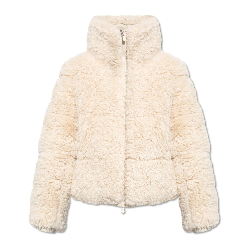 Save The Duck Gevoerde jas Kennie gemaakt van imitatiebont Beige Dames