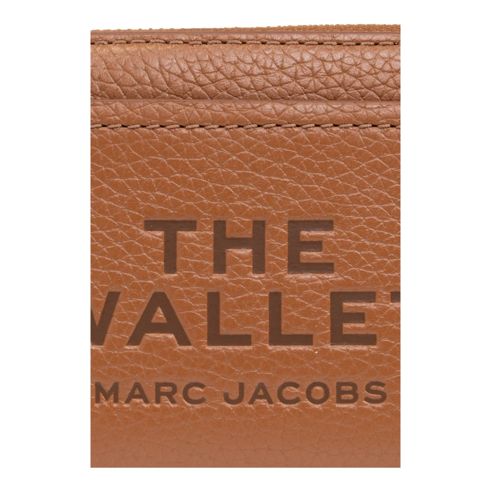 Marc Jacobs Leren portemonnee Brown Dames
