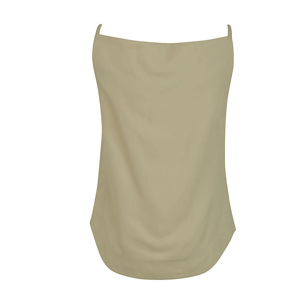 Loulou Studio Mouwloze Zand Top Beige Dames