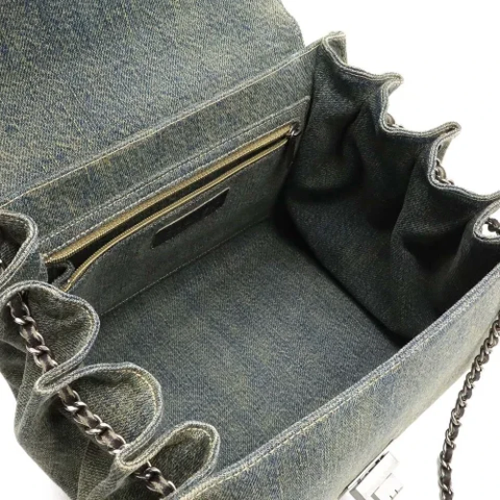 Chanel Vintage Pre-owned Denim chanel-bags Blue Dames
