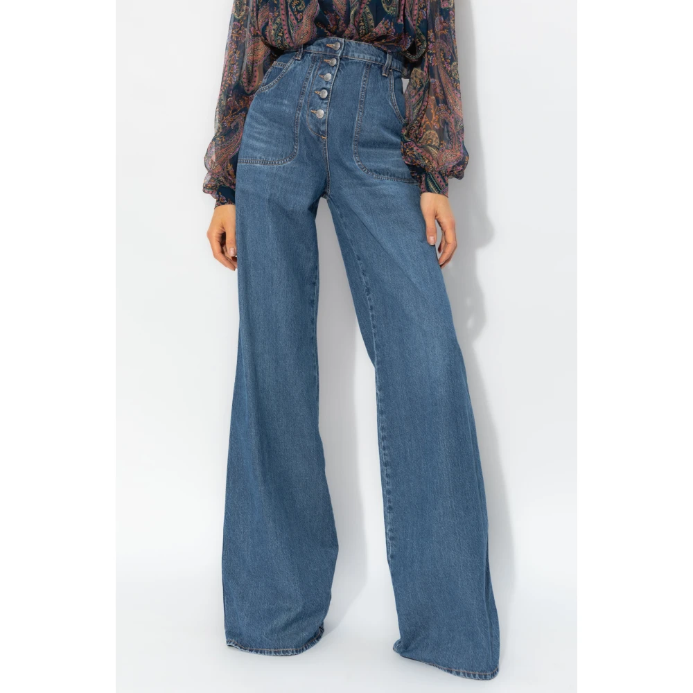 ETRO High-waisted jeans Blue Dames