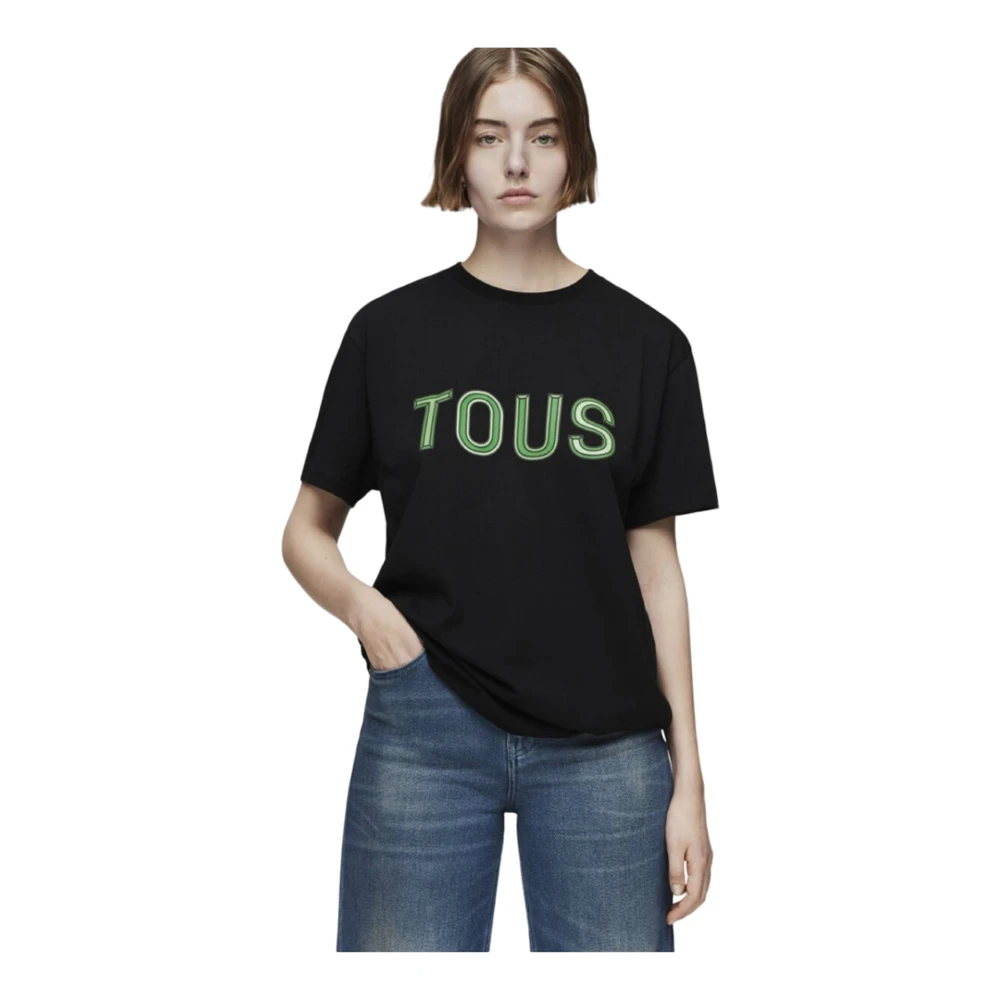 Tous Zwarte dames T-shirt Black Dames