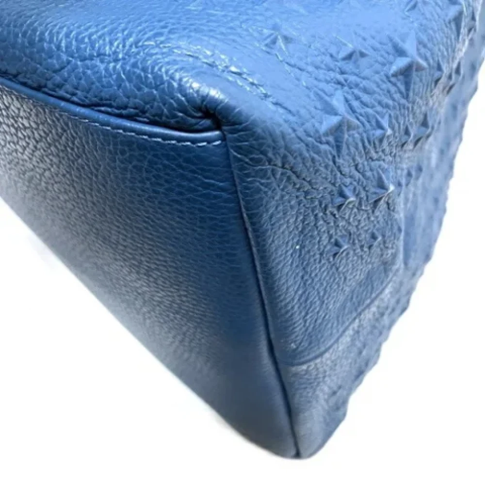 Jimmy Choo Pre-owned Leather handbags Blue Dames