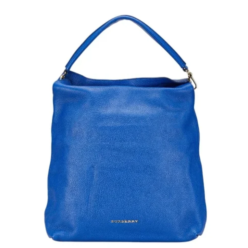 Burberry Vintage Pre-owned Leather handbags Blue Dames