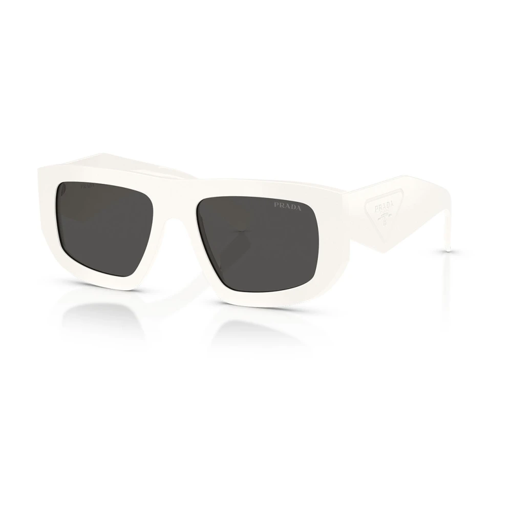 Prada Woman Sunglass PR D04SU - Frame color: Talc, Lens color: Dark Grey - Image 3