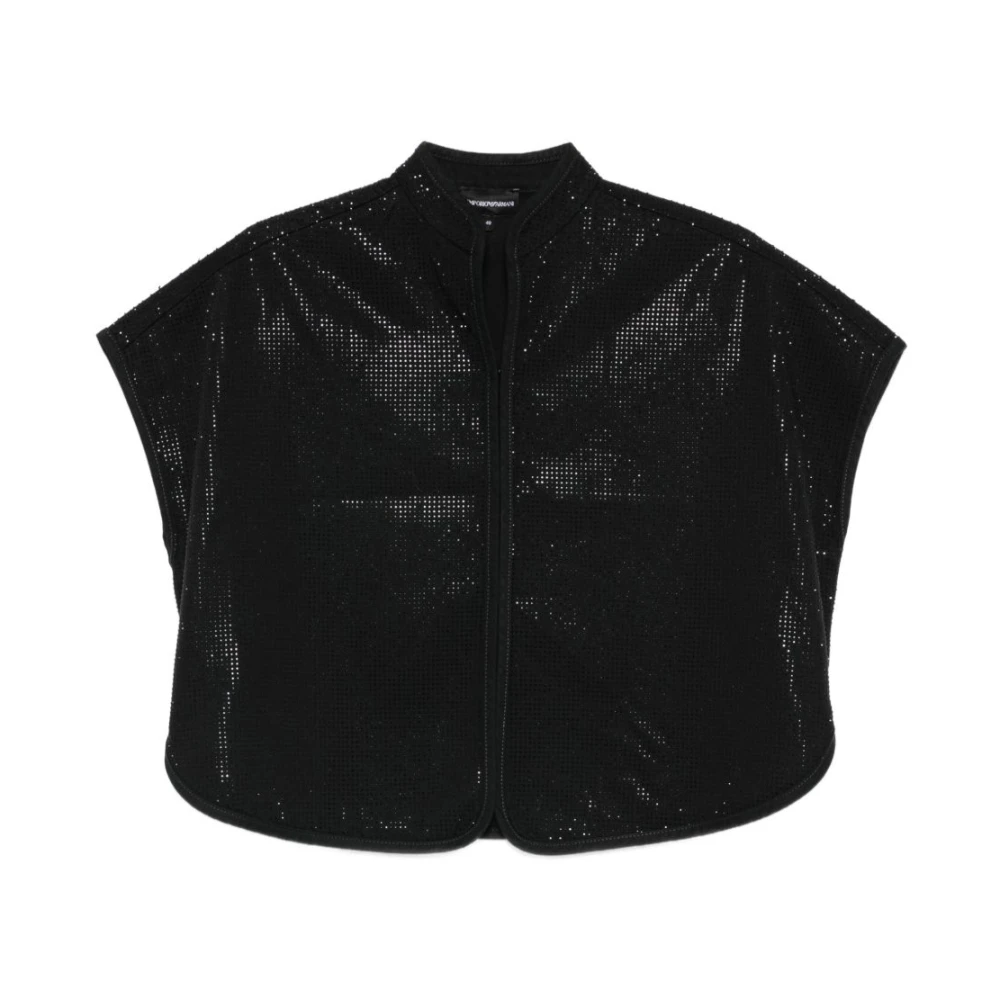 Emporio Armani Mujer Negro Chaquetas, Talla: S