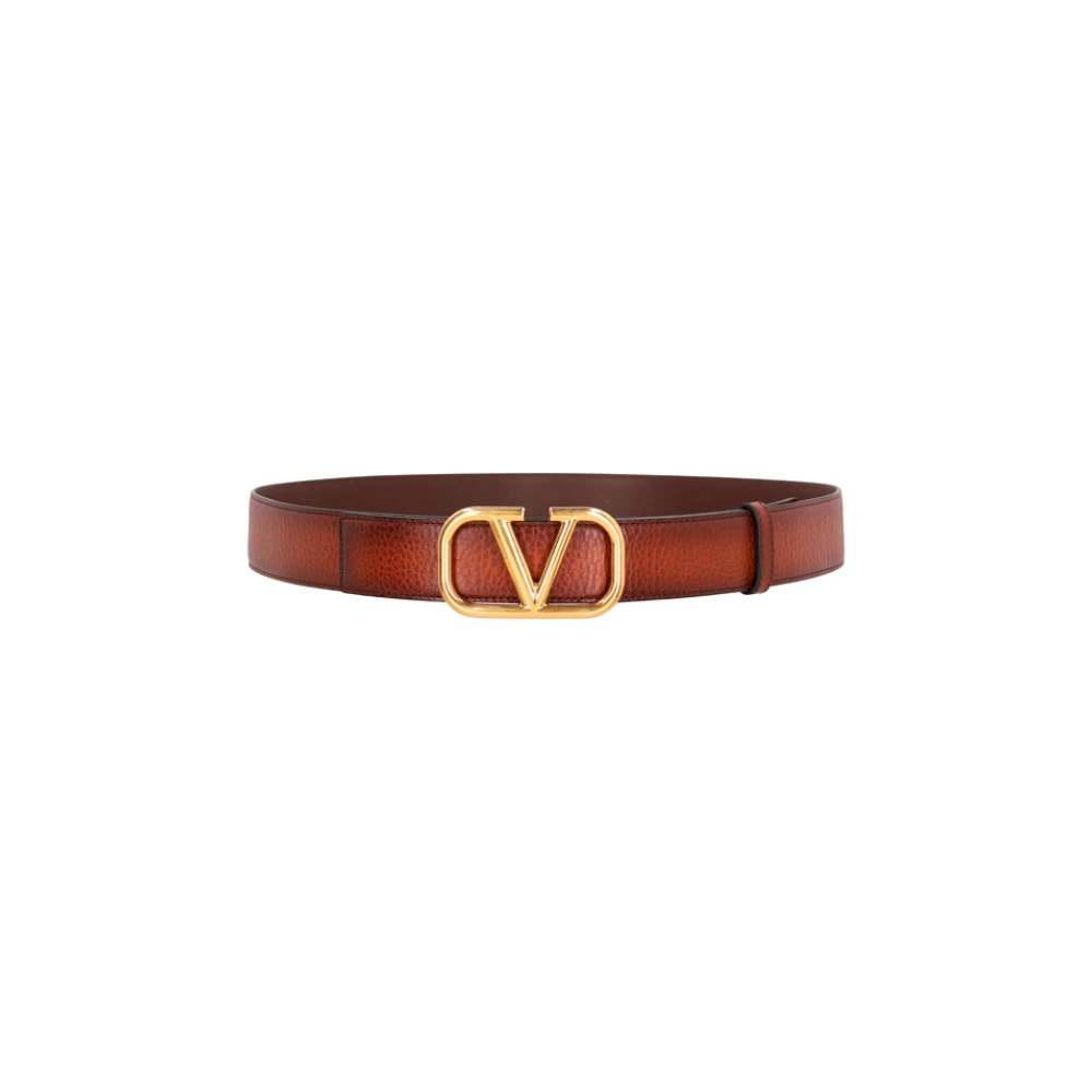 Valentino Garavani Men's Brown Belts, 105 Cm, Stylish Buckle Belt