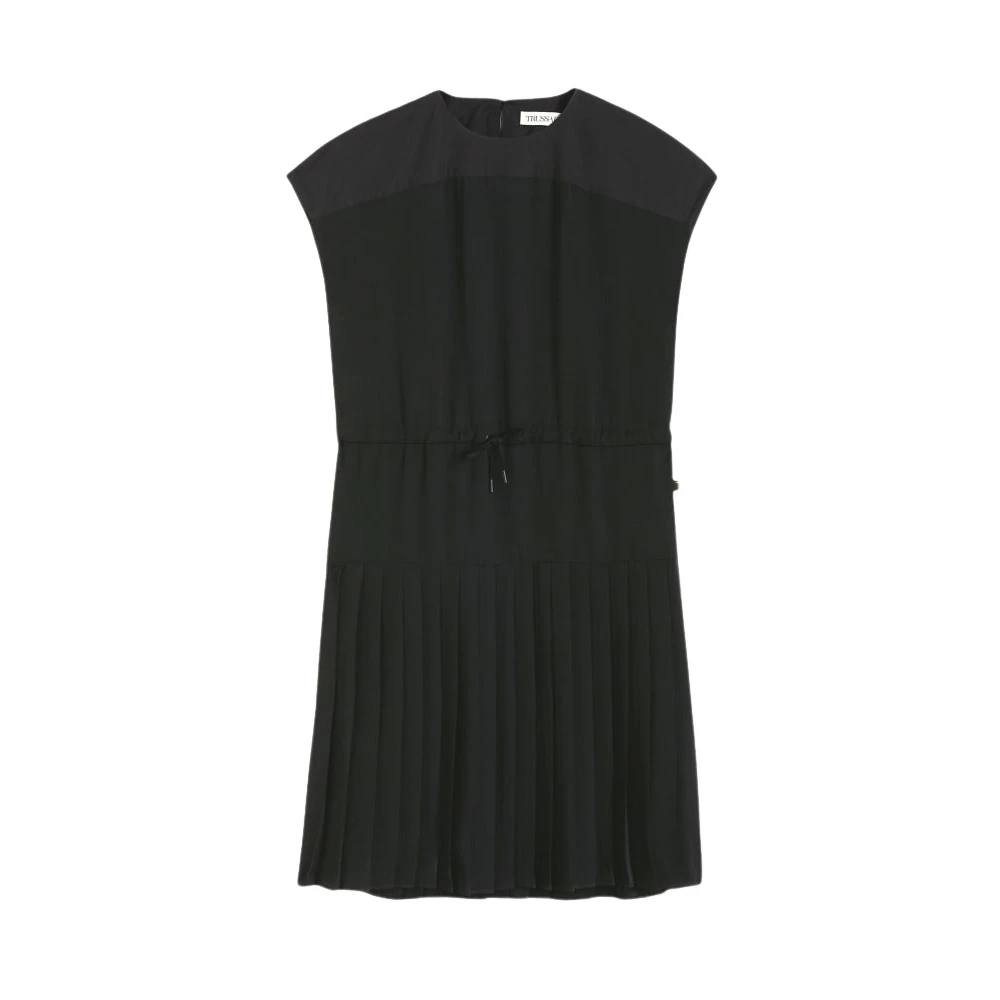Trussardi Knielange Jurk Black Dames