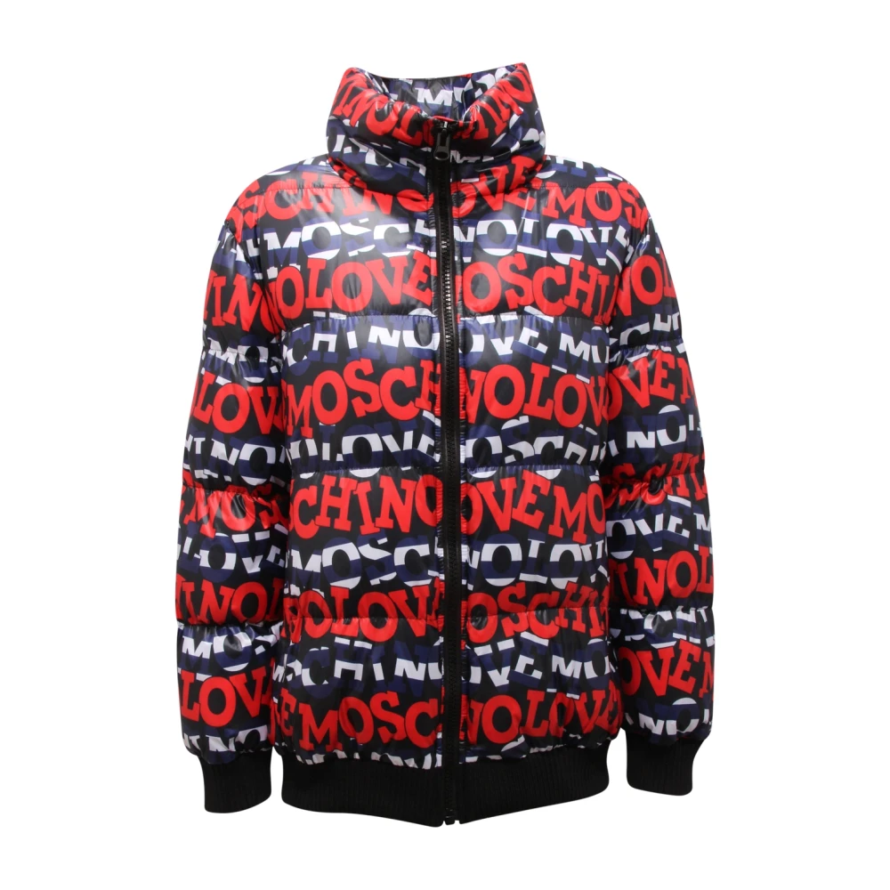 Moschino Multicolor Winter Jackets, Female, M, Giubbotto Love Wo Padded Jacket
