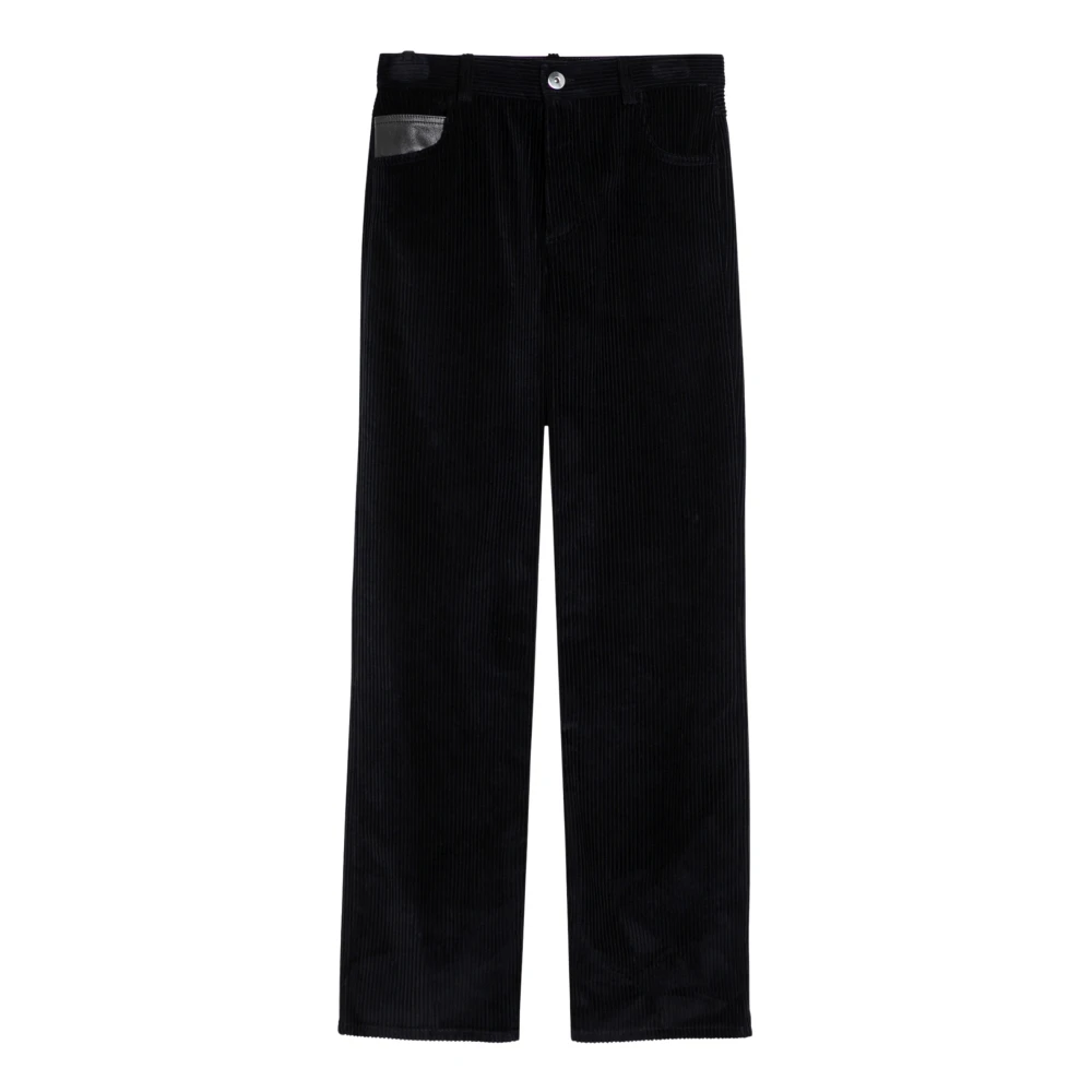 Bottega Veneta Regular Fit Broek Blue Dames