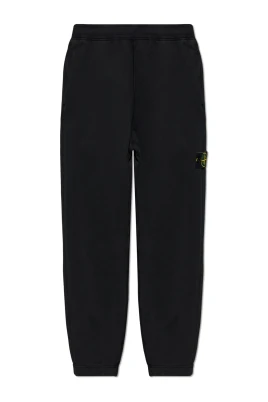 Sweatpants med logotypmärke