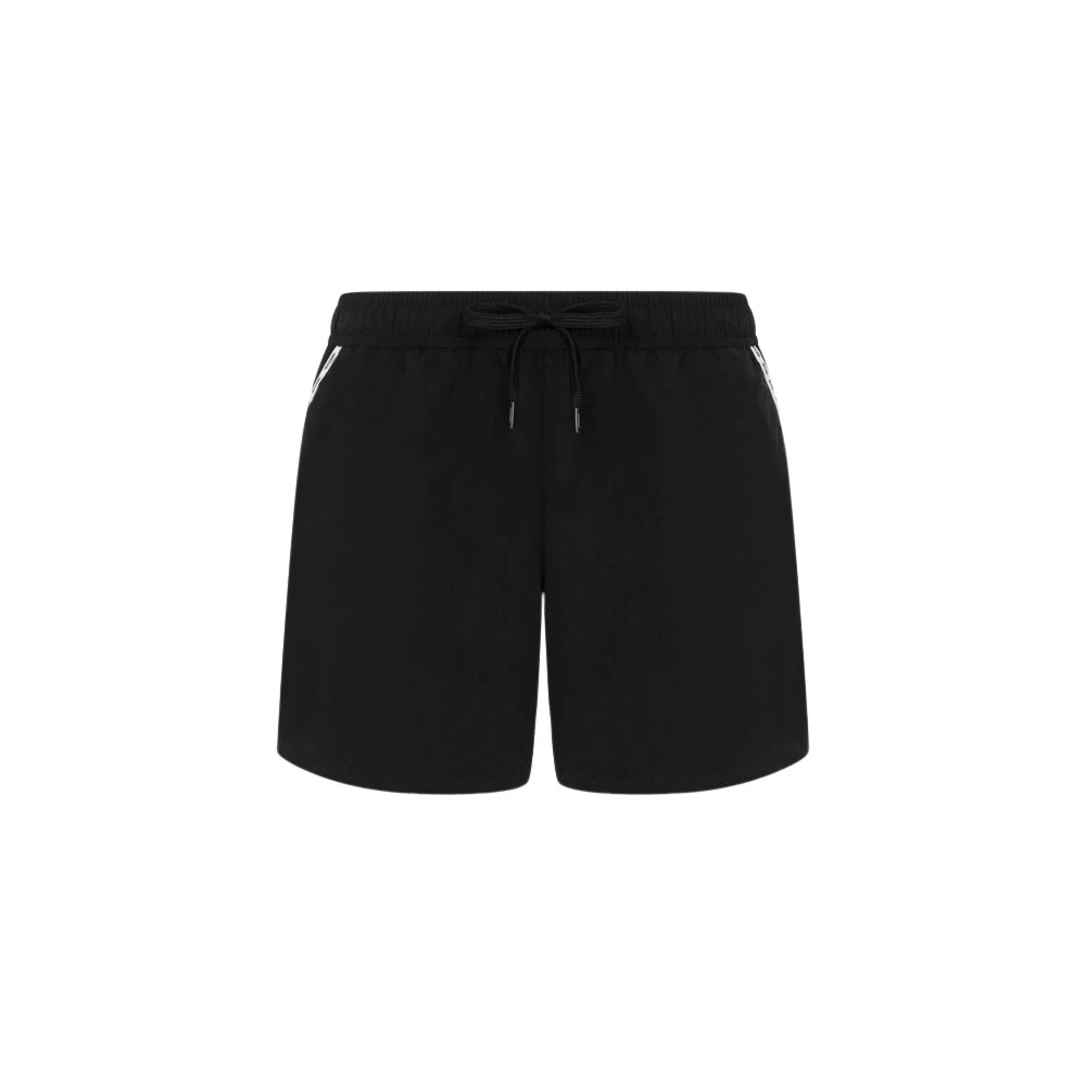 Moschino Mannelijk Zwart Badmode Heren, L, Nylon, Nylon Zwemshorts