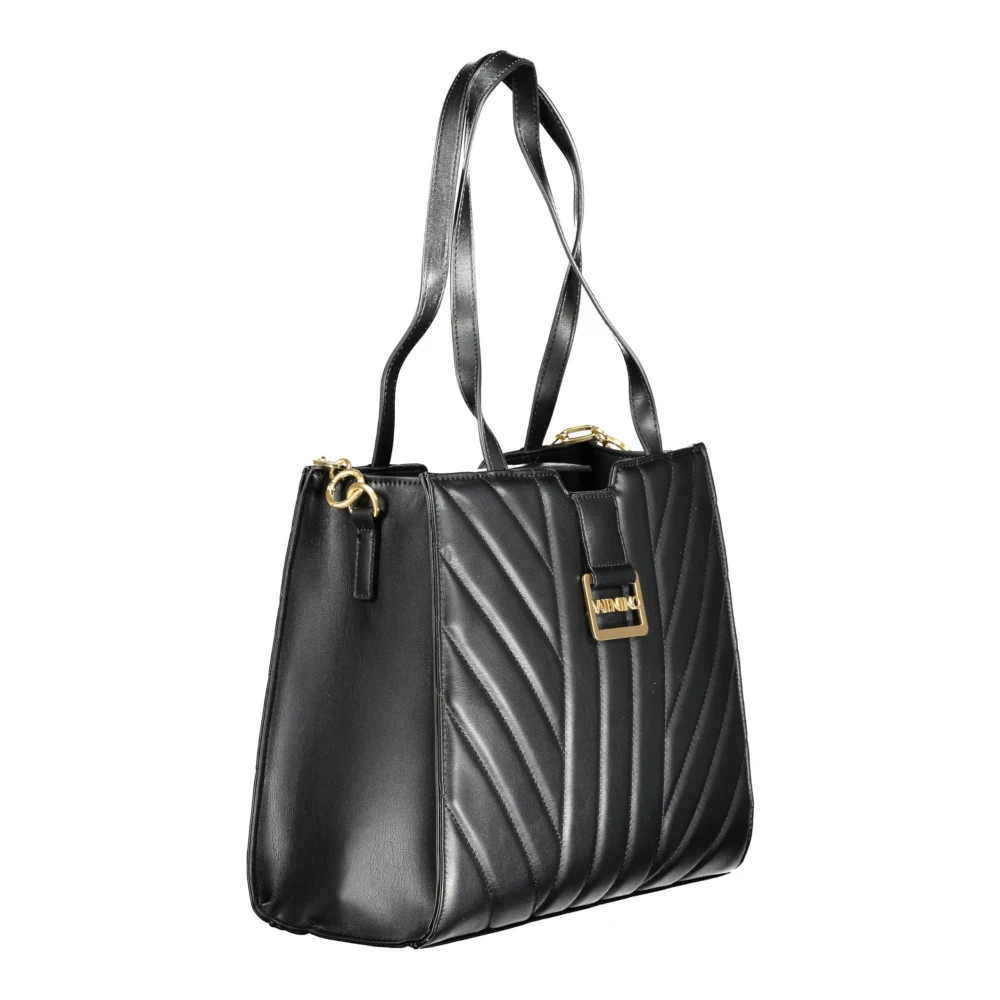 Valentino by Mario Valentino Zwarte Schoudertas met Kettingband Black Dames