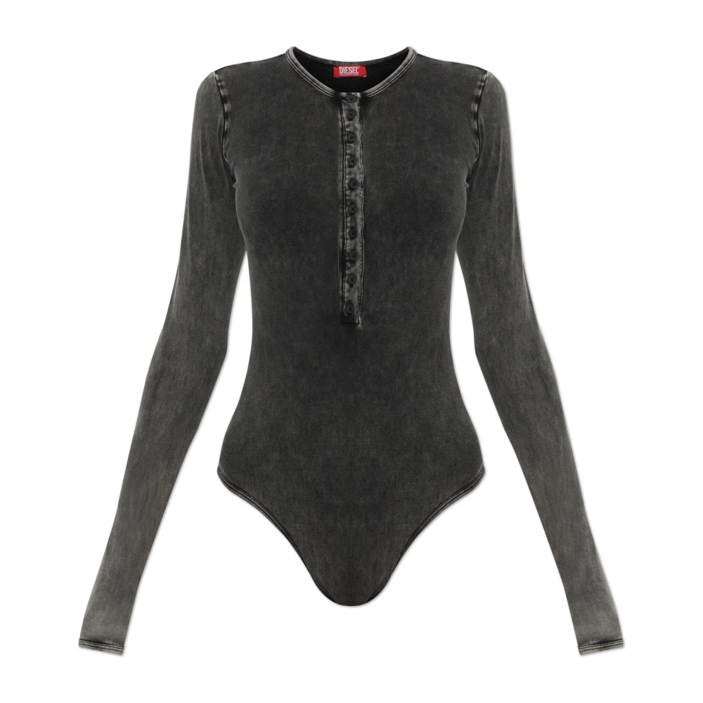 Diesel Damen Schwarz Oberteile, K, Sgröße:
