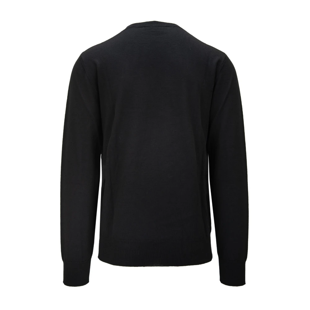 Dsquared2 Heren Wollen Trui met Logo Black Heren