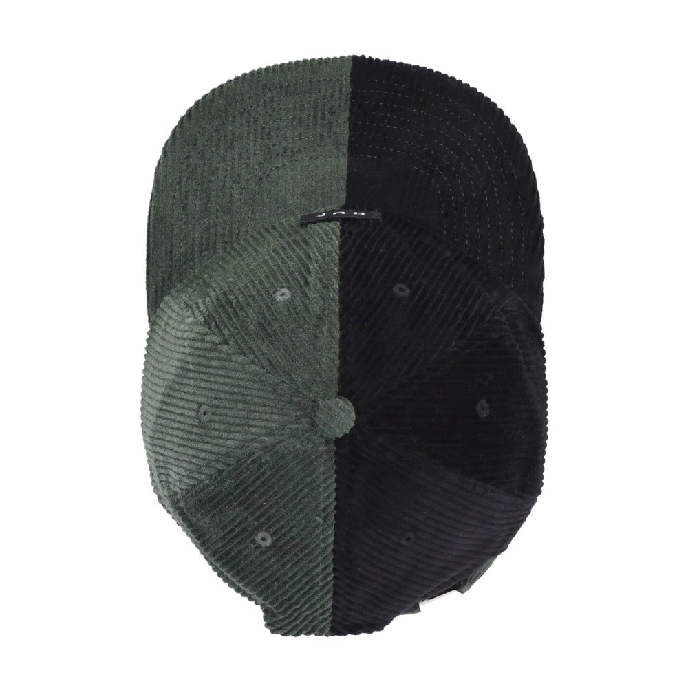 HUF Bosgroene Fluwelen Platte Klep Pet Multicolor Heren