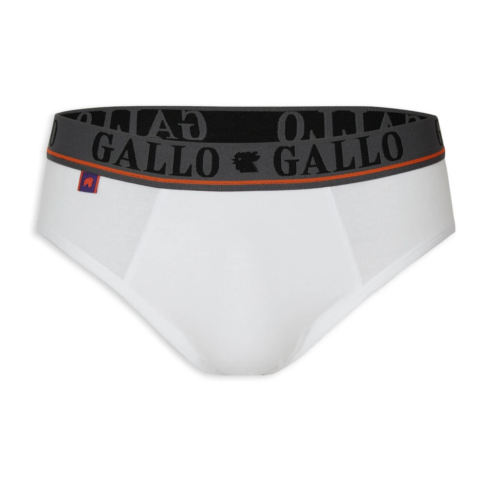 Gallo Witte katoenen slips White Heren