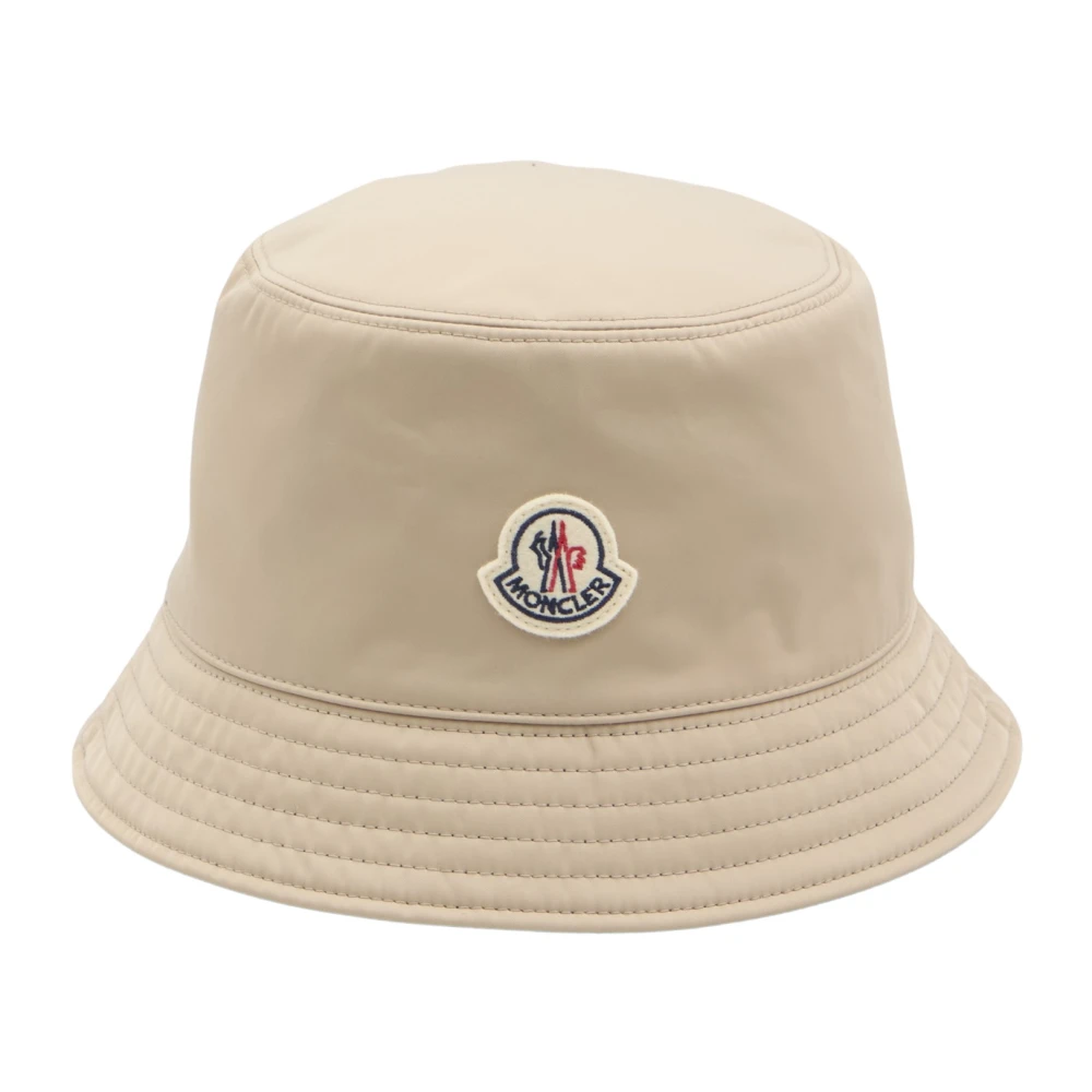 Moncler Reversible Bucket Hat - Unisex - Accessories - Beige - M - Accessories