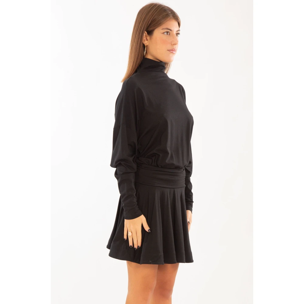 pinko Jerseyjurk in Atom-stijl Black Dames