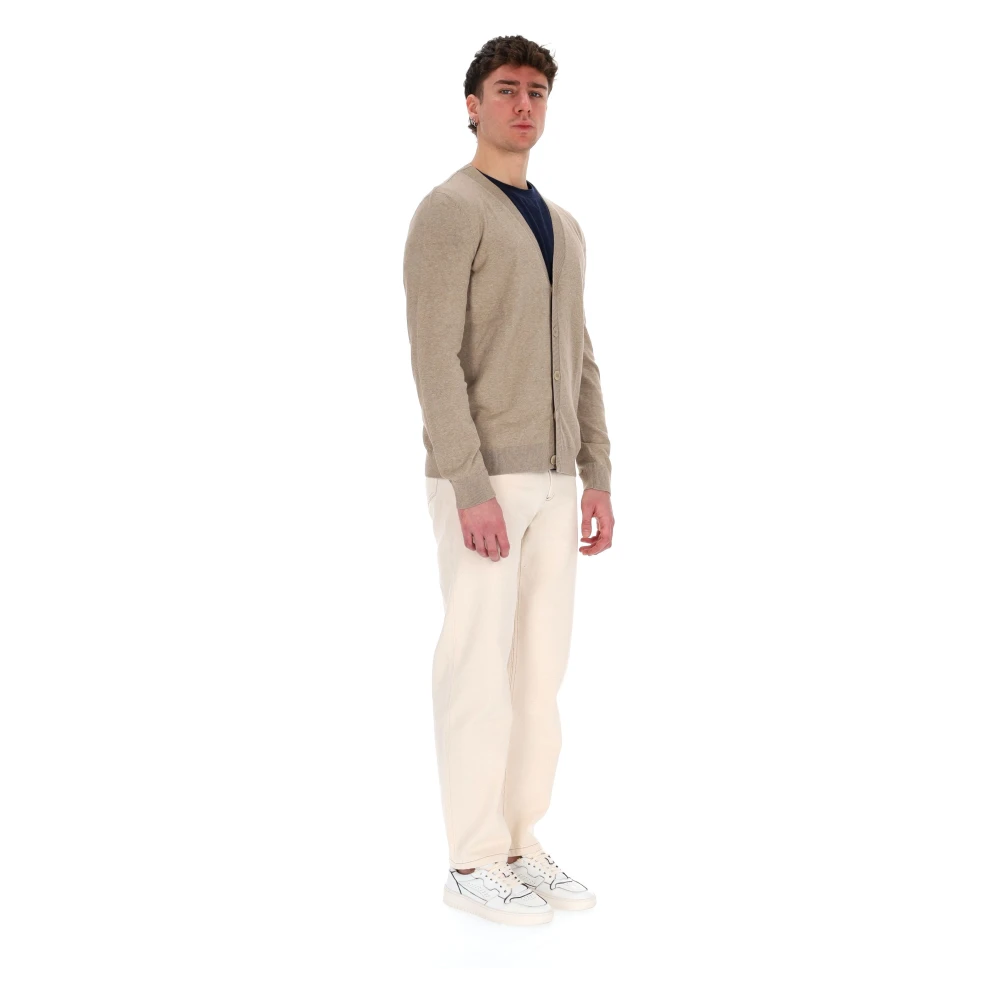 A.p.c. Zacht gebreide cardigan Beige Heren