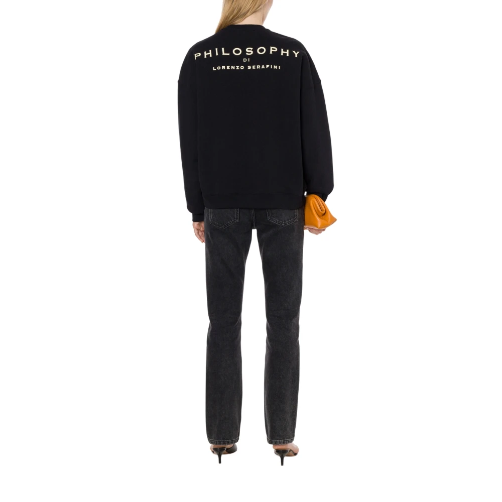 Philosophy di Lorenzo Serafini Logo Sweater Black Dames