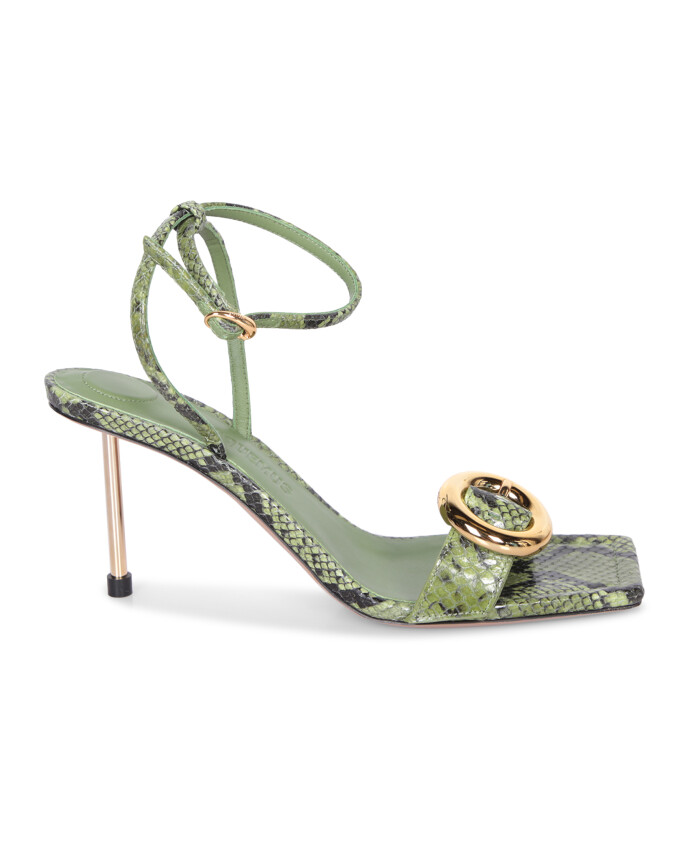 green-sandals