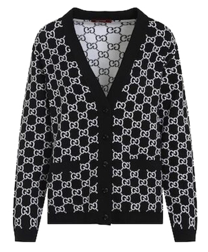 black-v-neck-cardigan-sweater