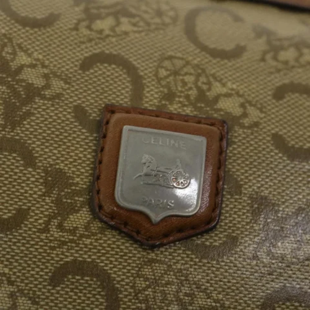 Dior Vintage Pre-owned Canvas clutches Beige Dames