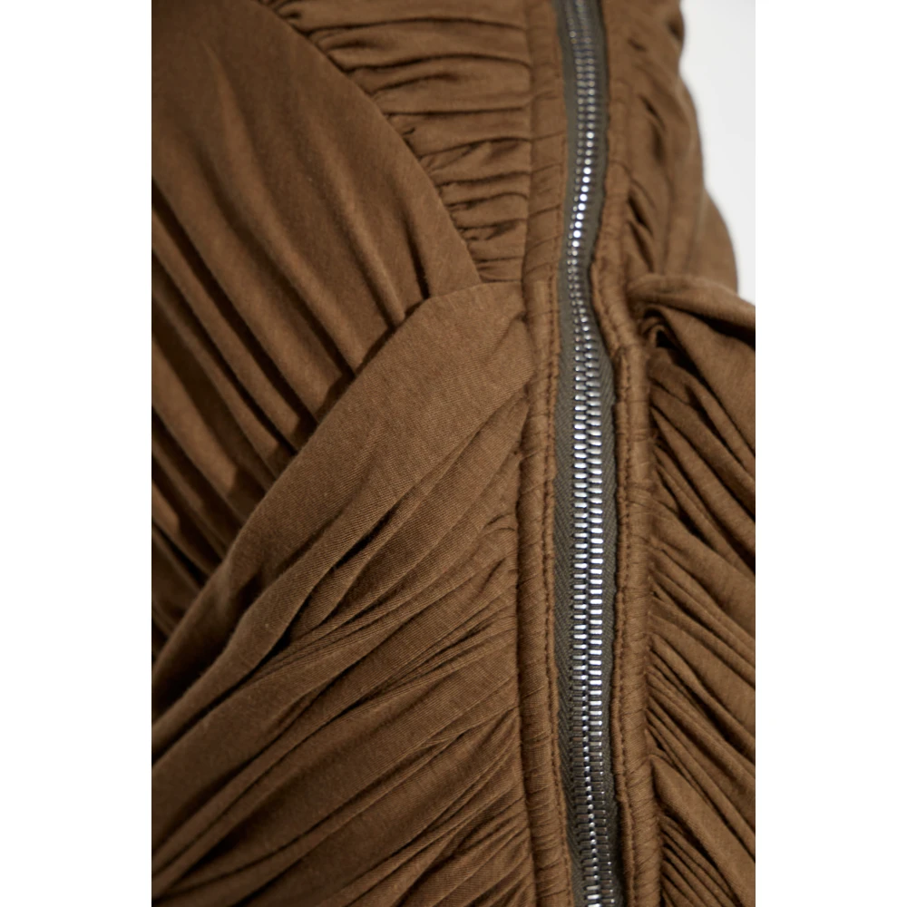 Rick Owens Jurk Lido Brown Dames
