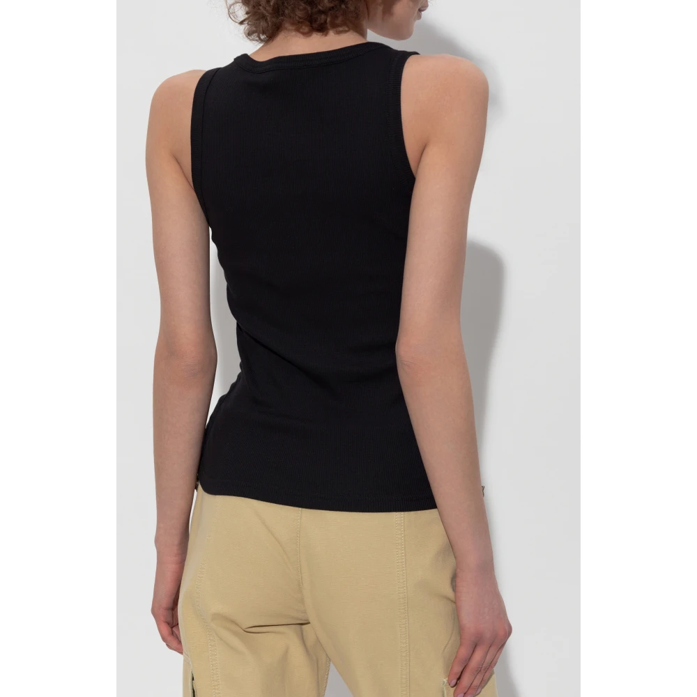 Burberry Gerimpelde top Black Dames